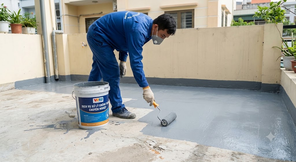 Xử Lý Chống Thấm Nhà Ở Triệt Để, Đúng Nguyên Nhân